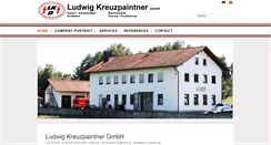 Desktop Screenshot of kreuzpaintner.org